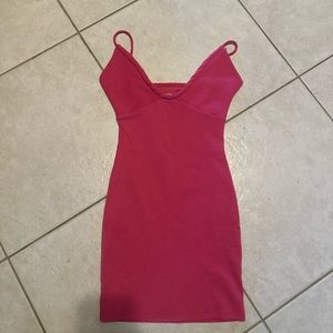 Princess Polly Hot Pink Clarke Mini Dress Size 2